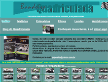 Tablet Screenshot of bandeiraquadriculada.com.br